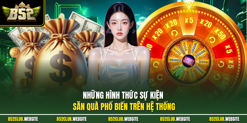 Những hình thức sự kiện săn quà phổ biến trên hệ thống